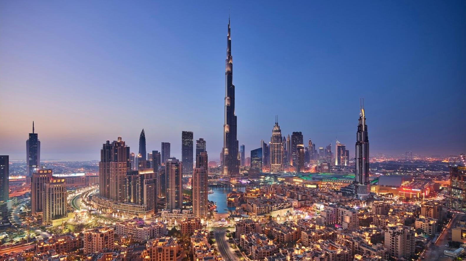Appartement Trophy 2Br Aladdin Estate W Burj Khalifa View à Dubaï Extérieur photo